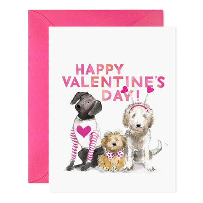 Valentine's Doggies | Valentine's Day Greeting Card