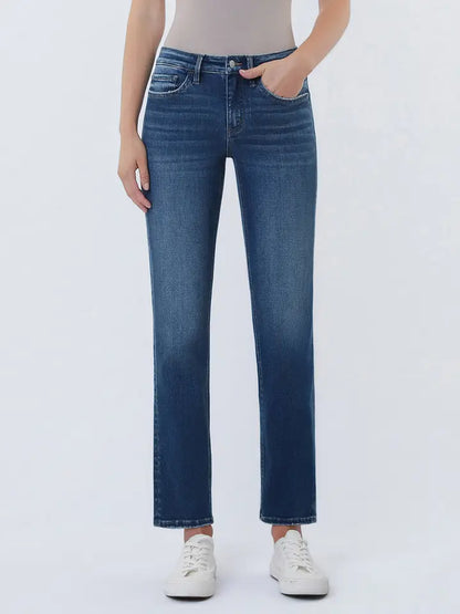 Lovervet Mid Rise Slim Straight Jeans