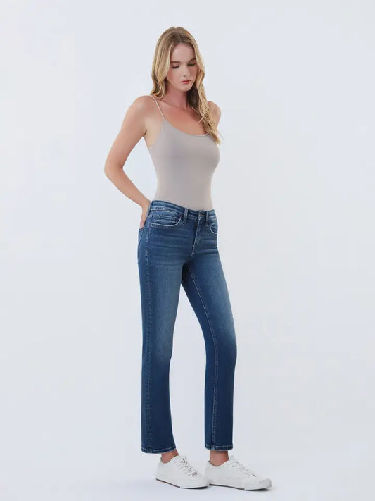 Lovervet Mid Rise Slim Straight Jeans