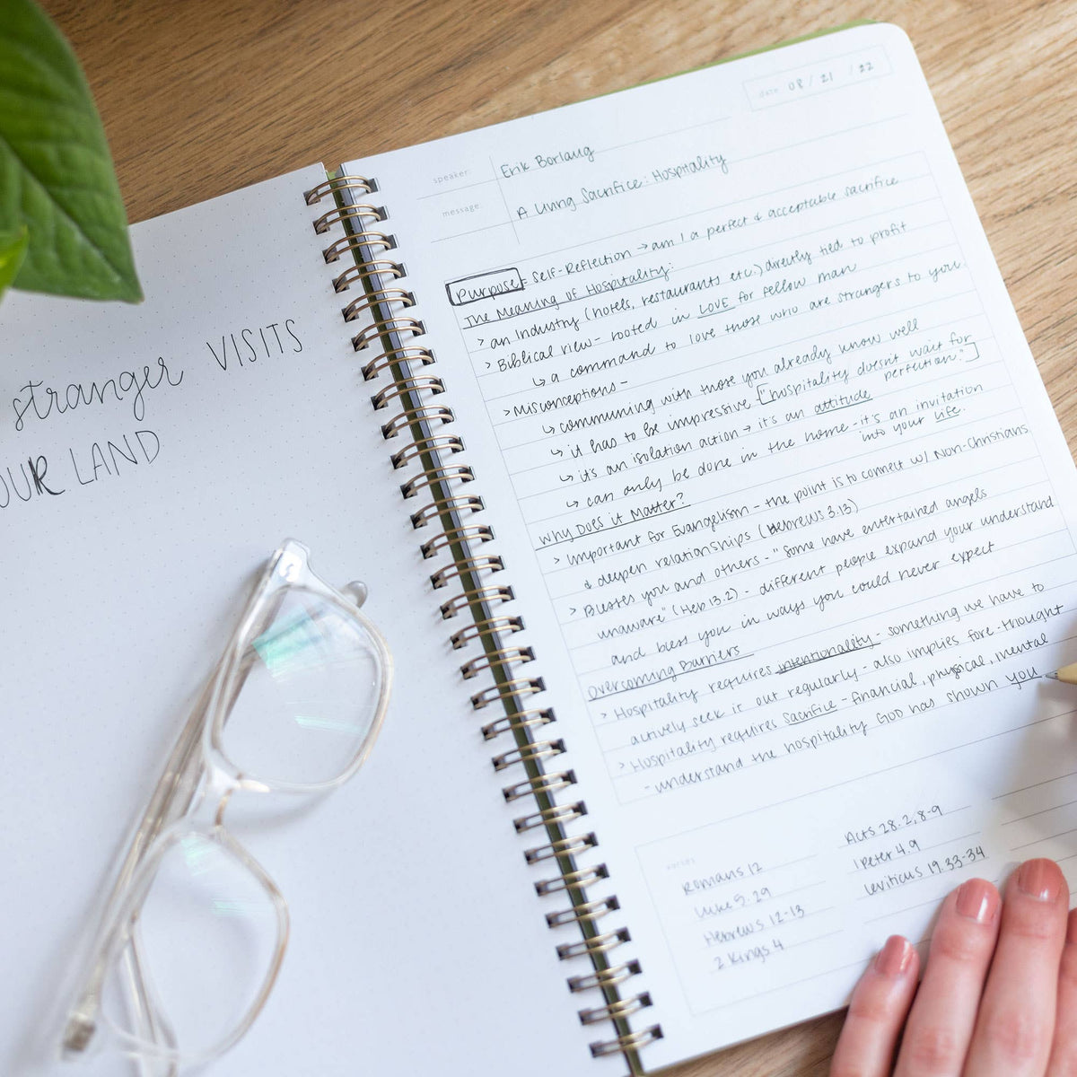 Happy Icons Bible Study Notebook by Callie Danielle