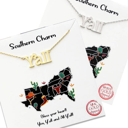 Y'all  Necklace