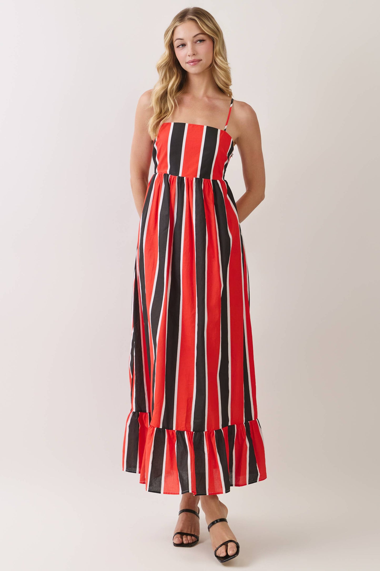 GameDay Striped Maxi Dress