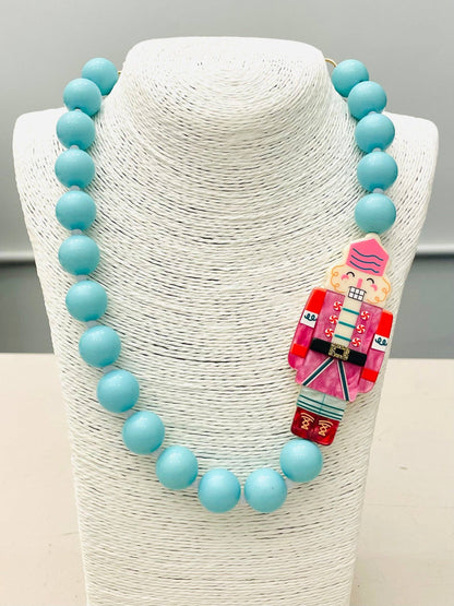 Beaded Nutcracker Necklace