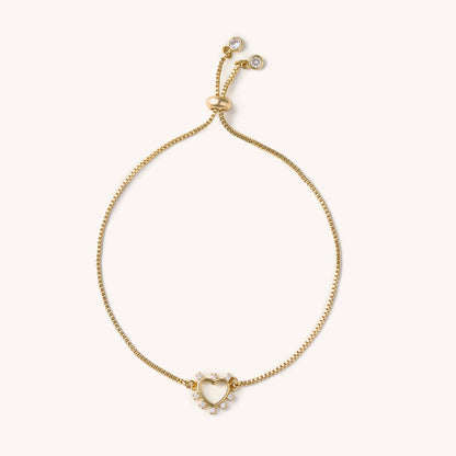 Elizabeth Crystal Heart Slider