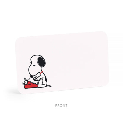 Little Notes® E. Frances x Peanuts® Snoopy Typing