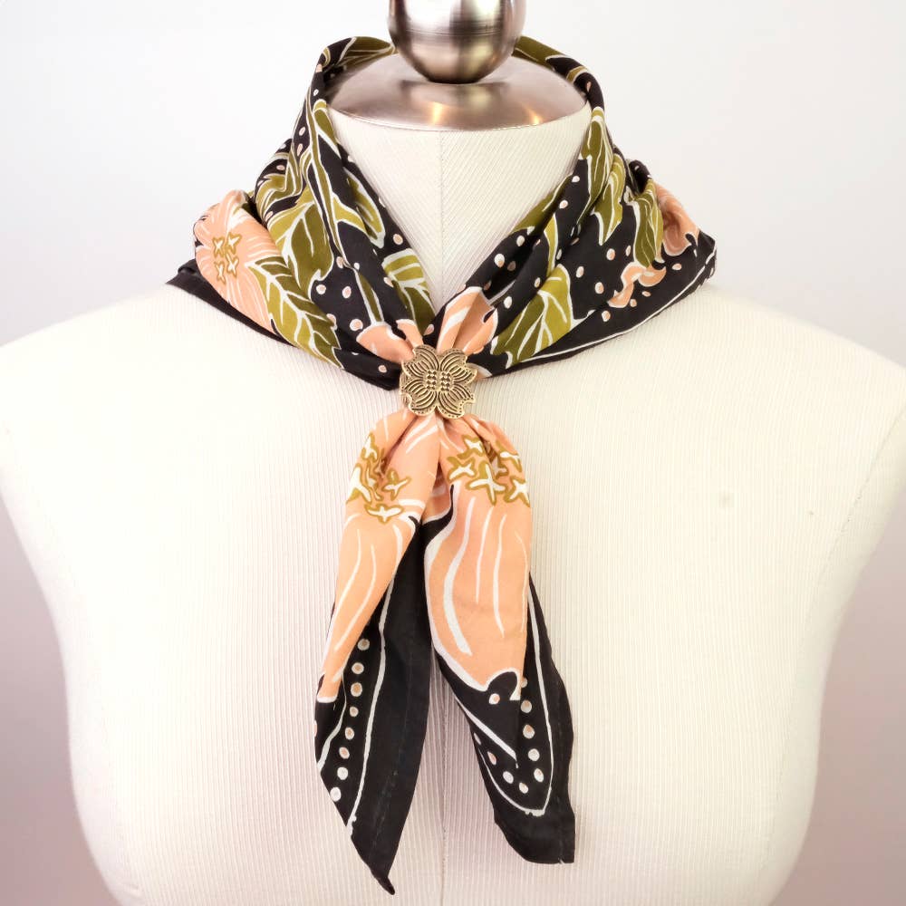 Handker Amy Brass Bandana Slide Ring