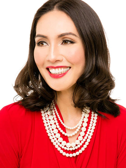 5 Strand Pearl Necklace