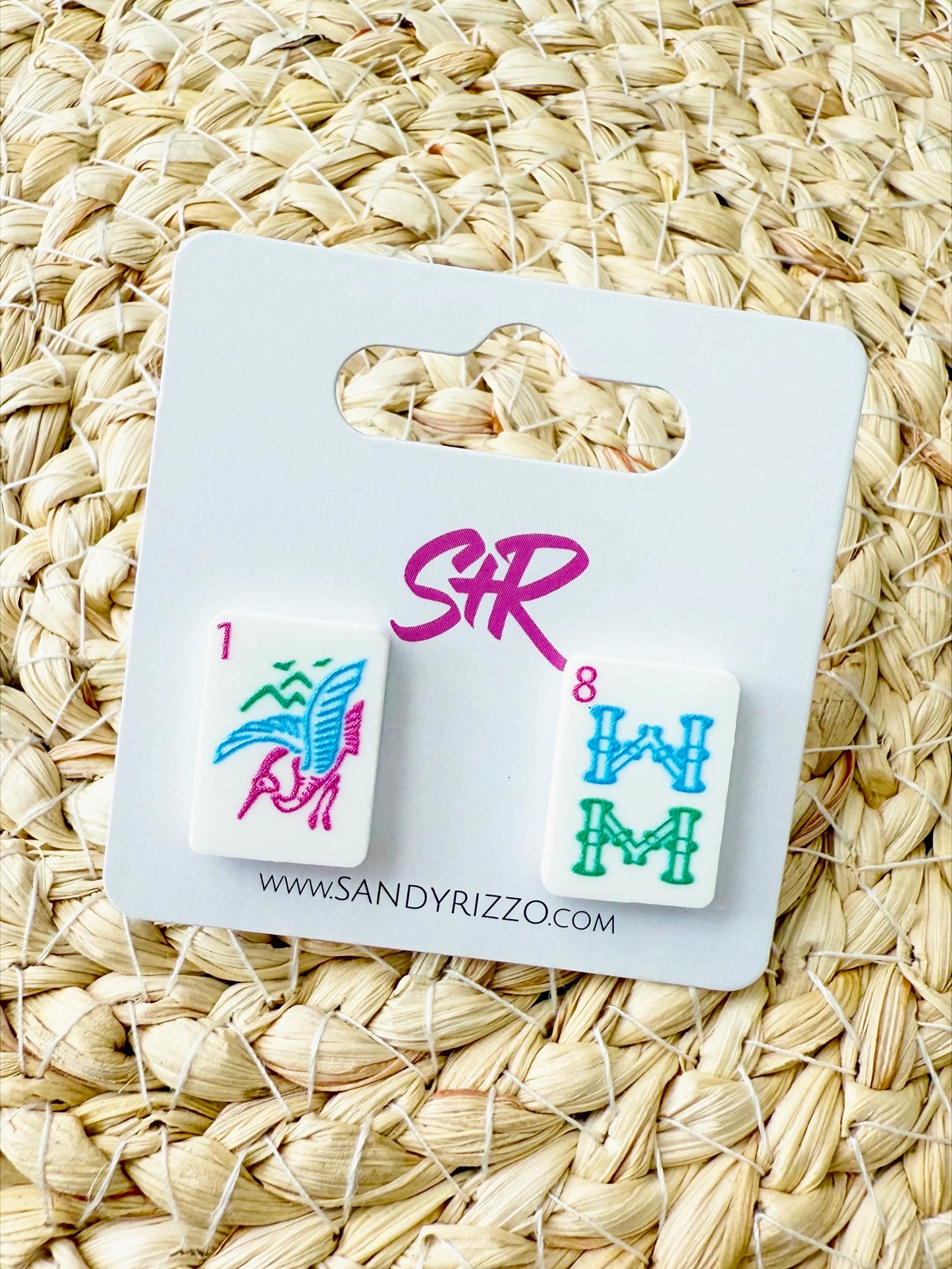 Mahjong Earrings