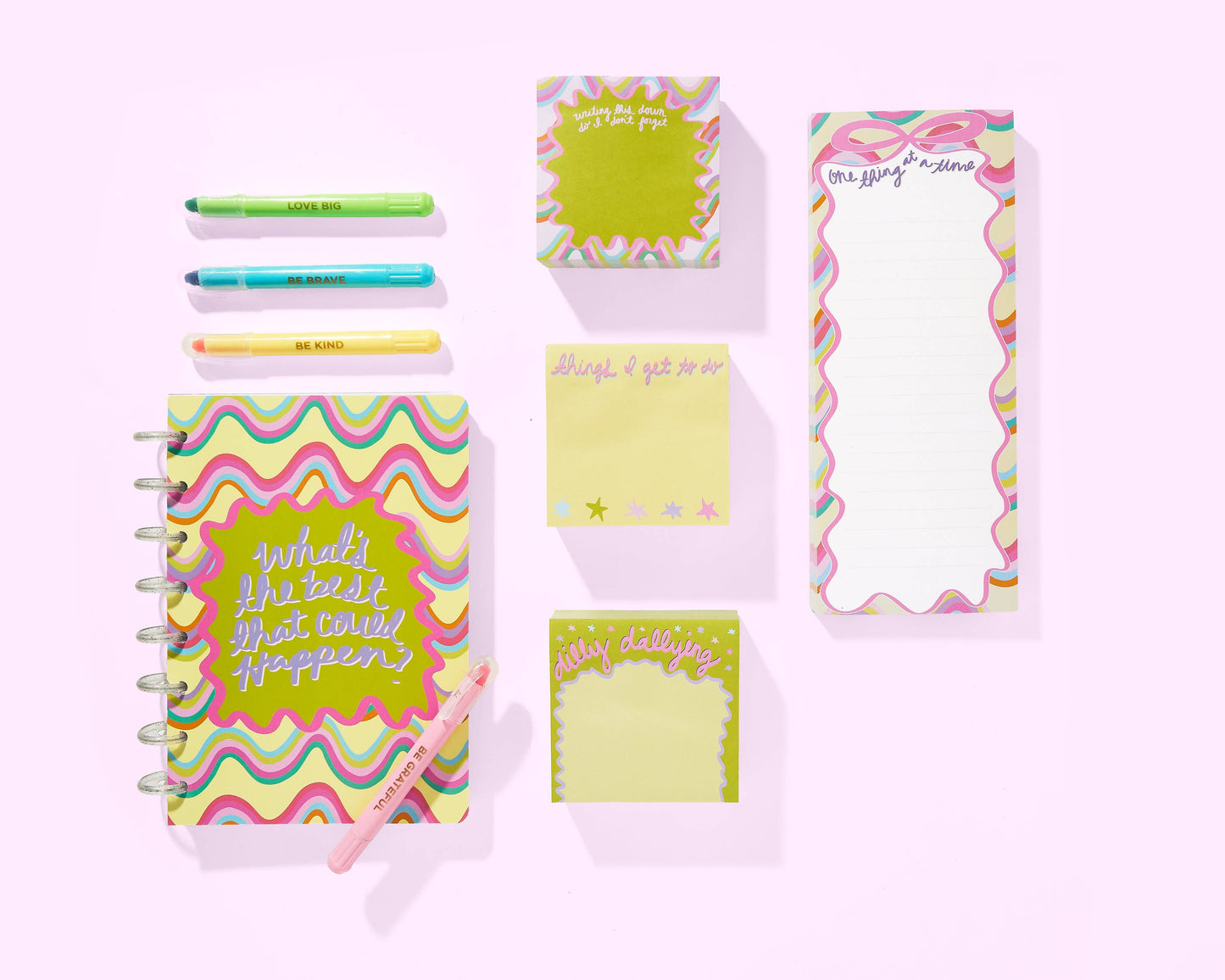 Taylor Elliott Sticky Notes Pad - "Dilly Dallying"
