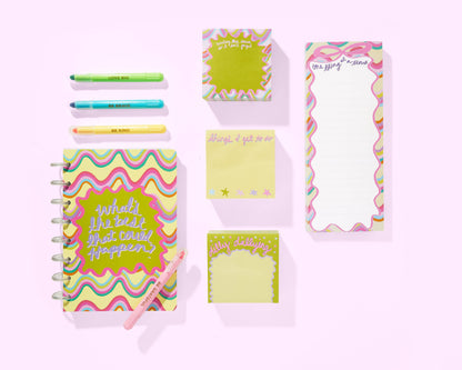 Taylor Elliott Sticky Notes Pad - "Dilly Dallying"