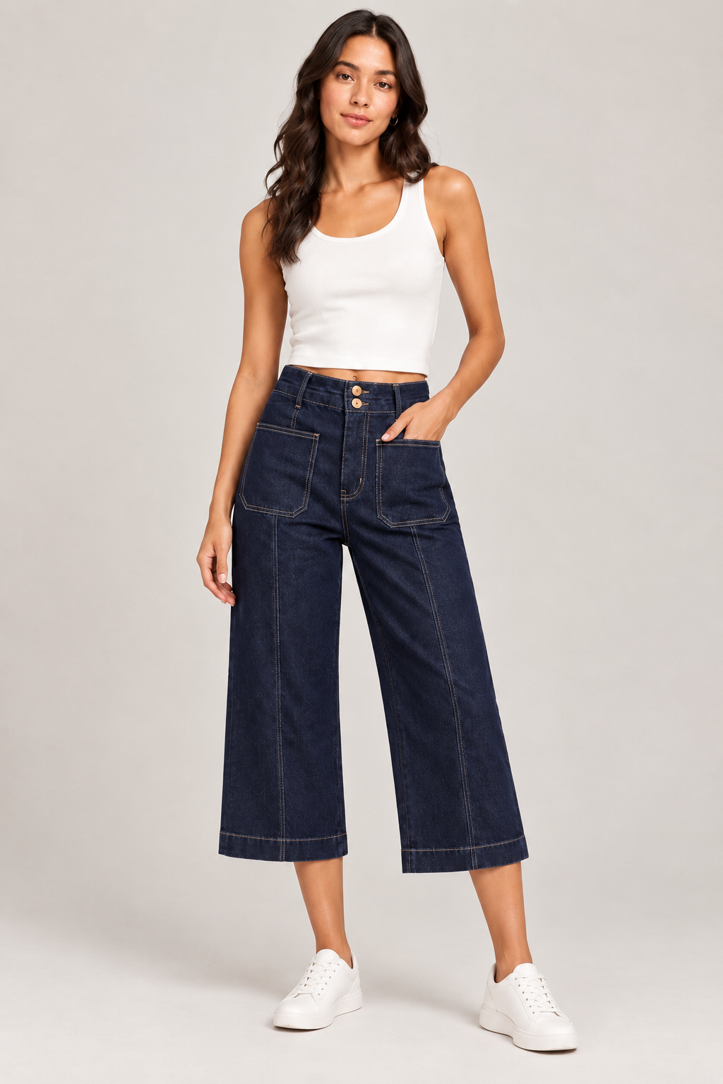 Emmy Patch Pocket Jeans
