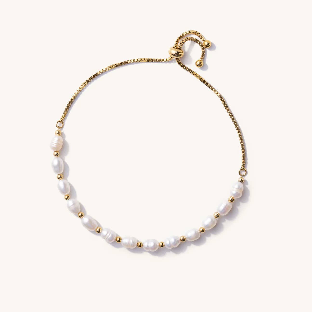 Nikki Smith Freshwater Pearl Slider Bracelet