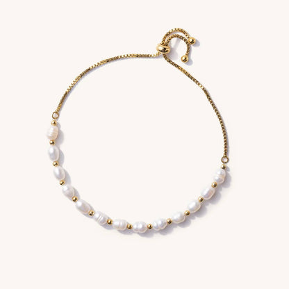 Nikki Smith Freshwater Pearl Slider Bracelet