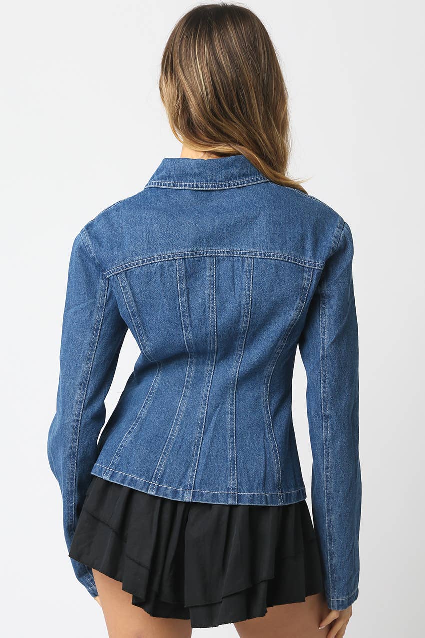 Mareli Fitted Denim Shirt