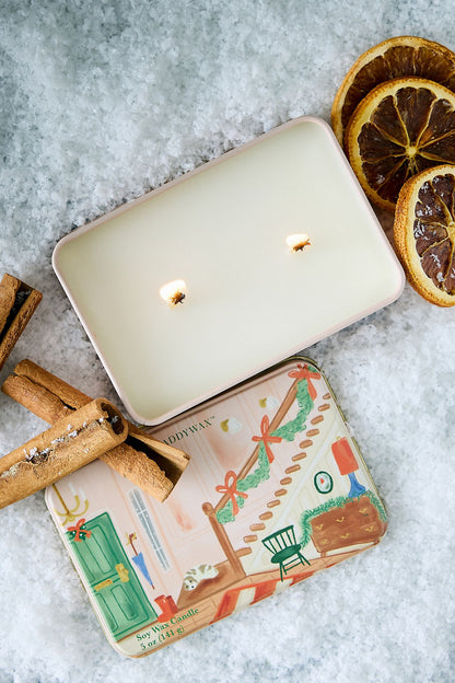 Wassail Holiday Tin Candle alternate view