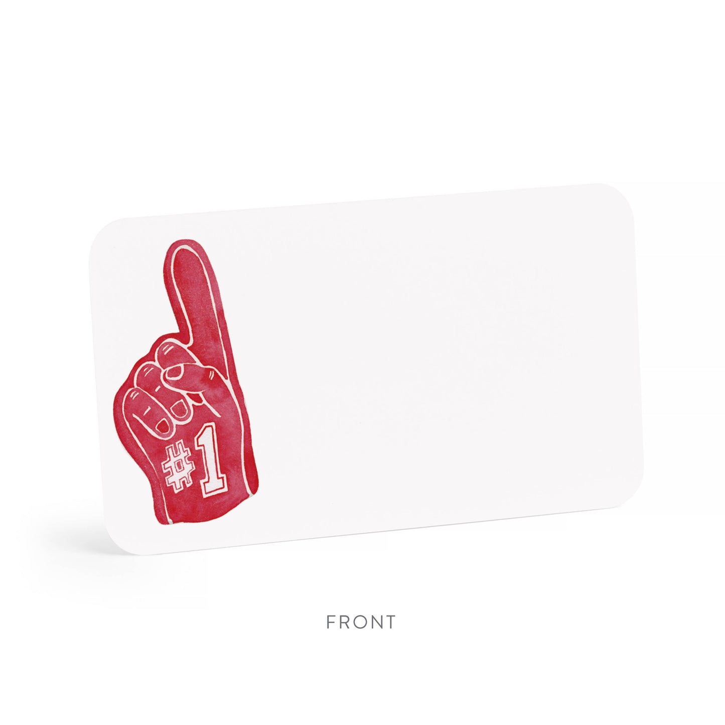 #1 Foam Finger Little Notes | Game Day Mini Notecards