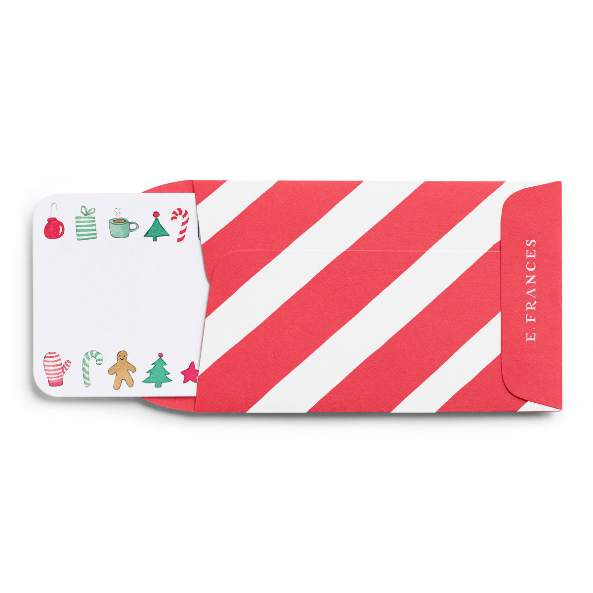 Little Notes® Mini Envelopes– Candy Cane Stripe