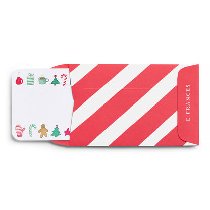 Little Notes® Mini Envelopes– Candy Cane Stripe