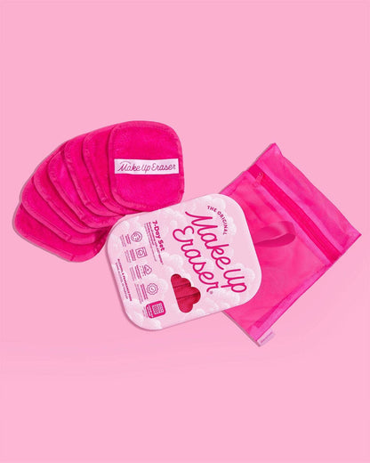 Pink 7-Day MakeUp Eraser Set