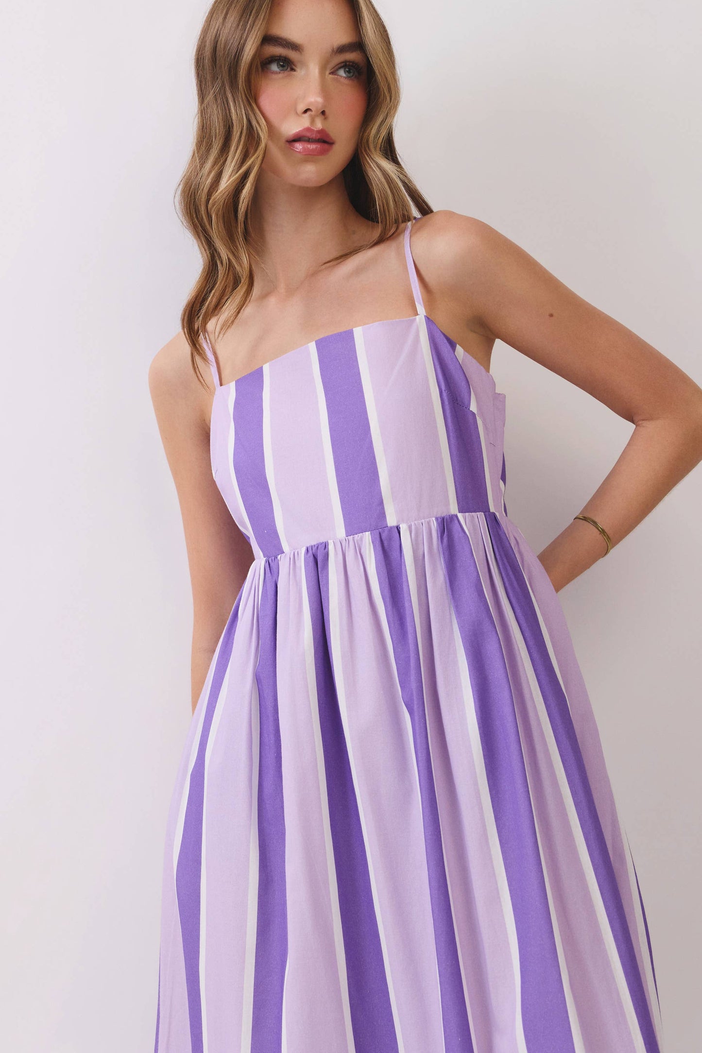 GameDay Striped Maxi Dress