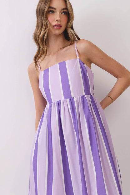 GameDay Striped Maxi Dress