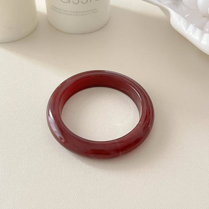 Trendy Geometric Resin Stackable Bangle Bracelet MK2PPPO6W6JBR129