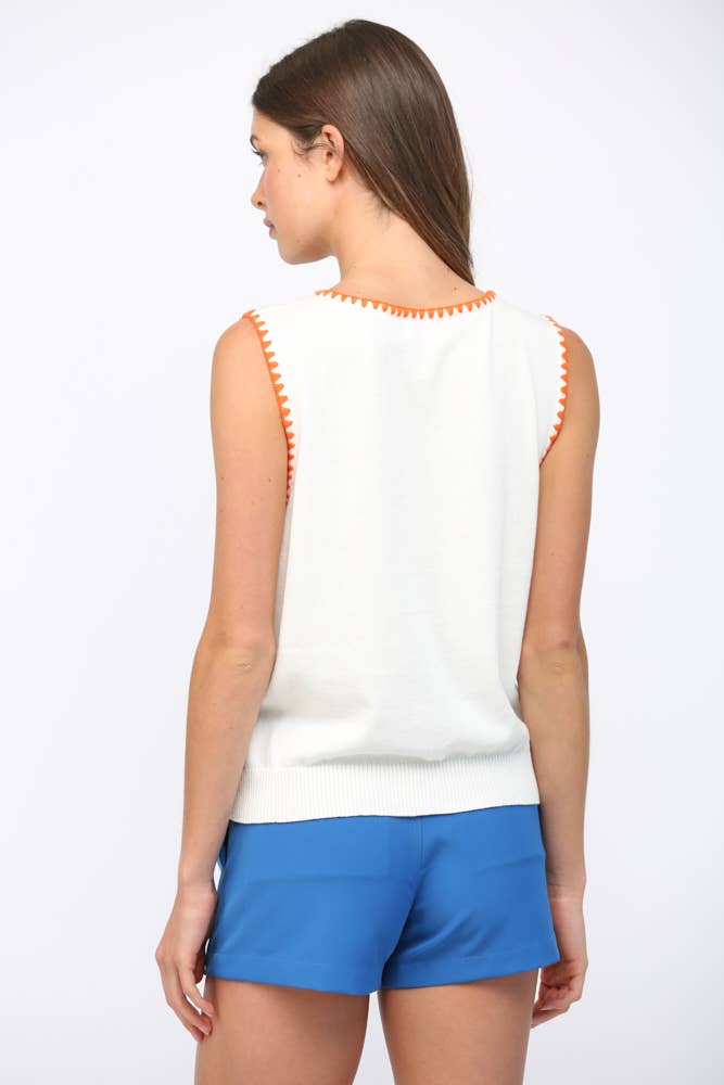 Lemon and Flowers Top