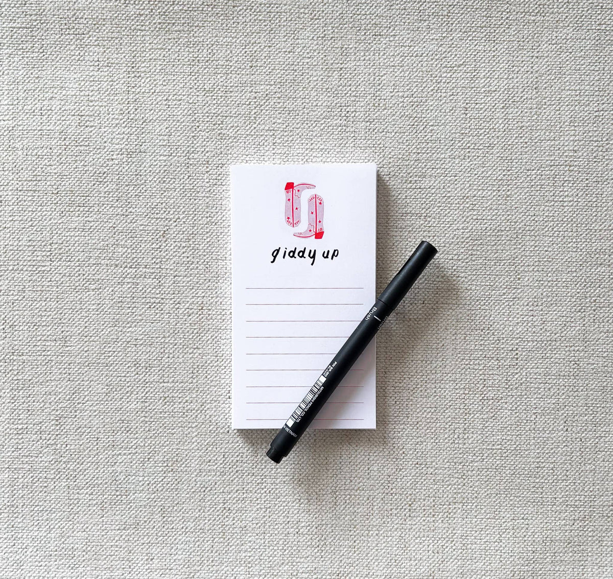 Cowgirl Boots Mini Notepad