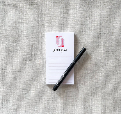 Cowgirl Boots Mini Notepad