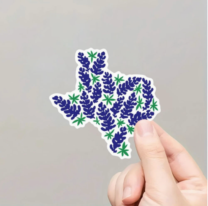 Texas State Bluebonnet Sticker