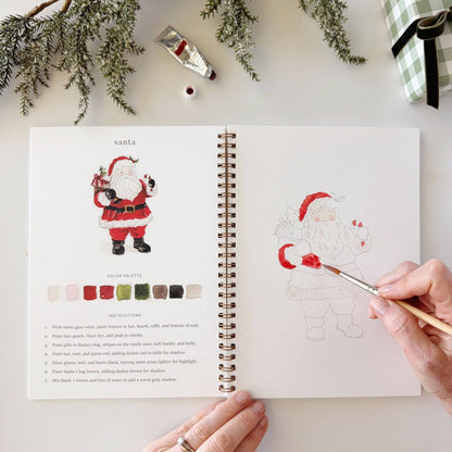 Emily Lex Classic Christmas Watercolor Workbook