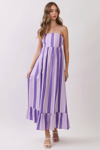 GameDay Striped Maxi Dress