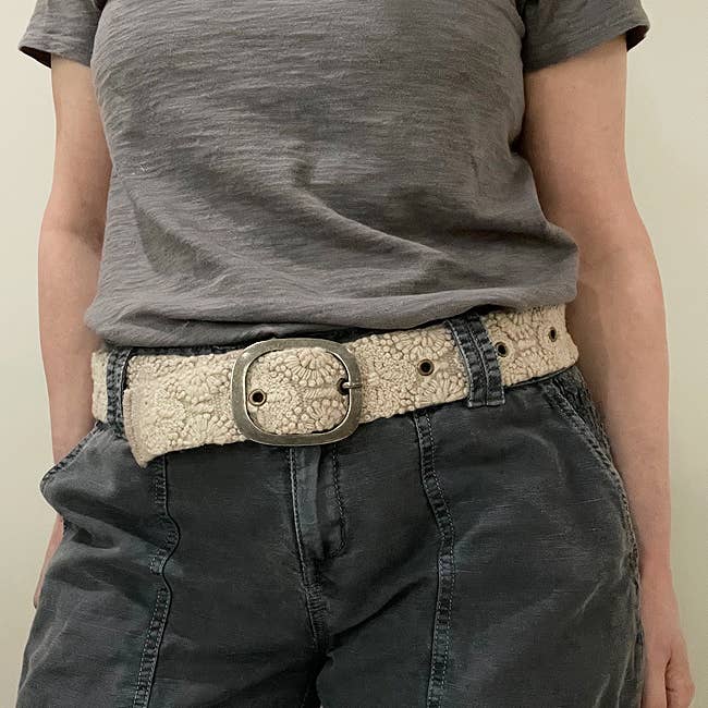 Desert Dreams Embroidered Wool Belt