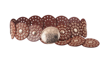 Wide Western Disc Belt with Grommets