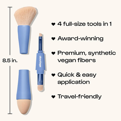 Alleyoop 4-in-1 Makeup Brush
