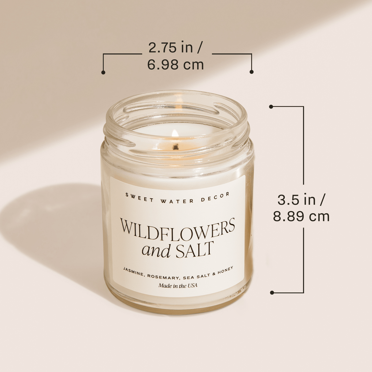 Merry Christmas 9 oz Soy Candle - Christmas Decor