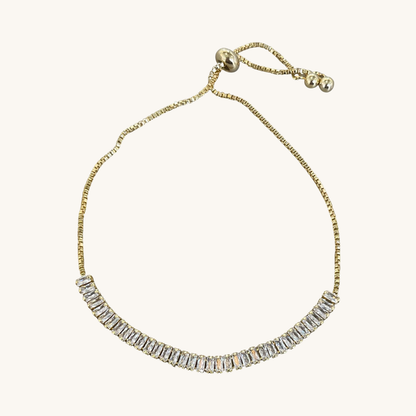 Nikki Smith Baguette Crystal Slider Bracelet