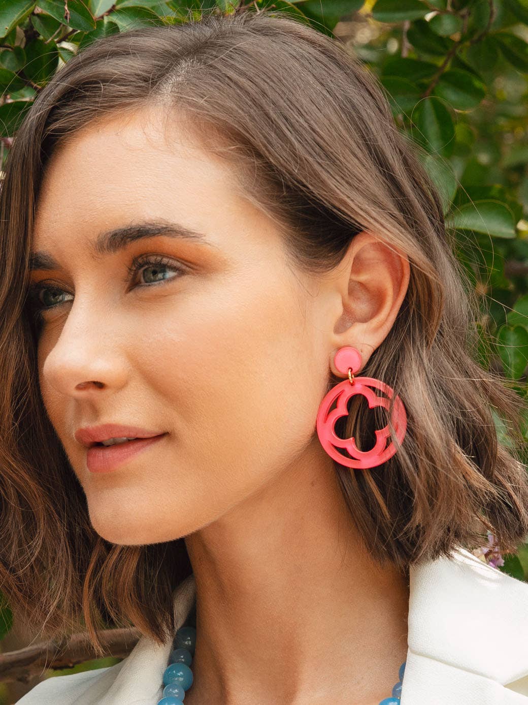 Open Clover Drop Earring