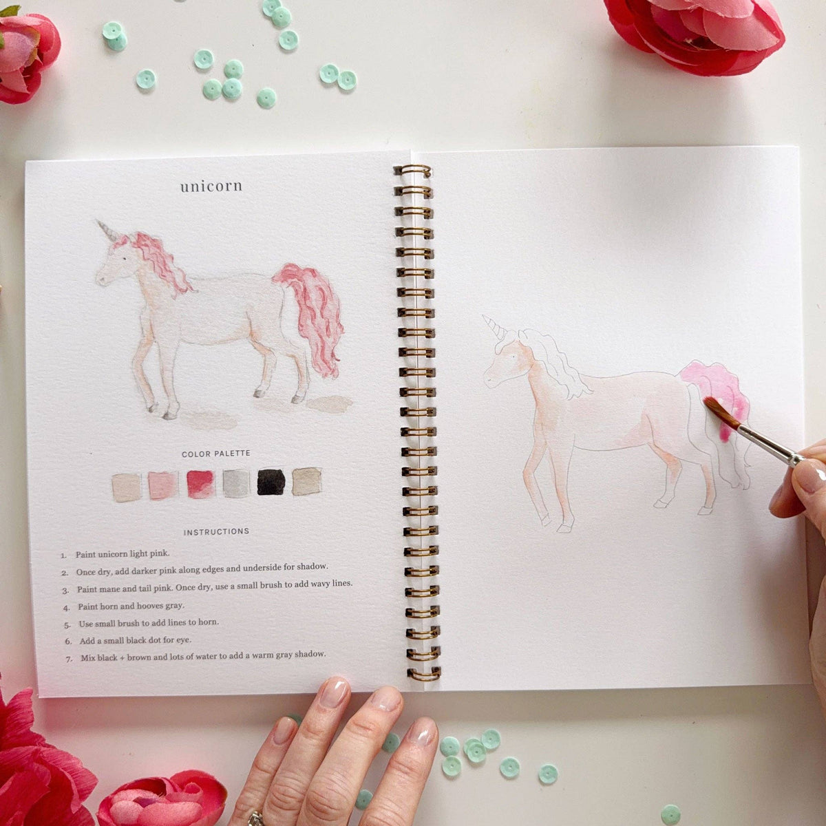 Emily Lex Fairytale Watercolor Workbook