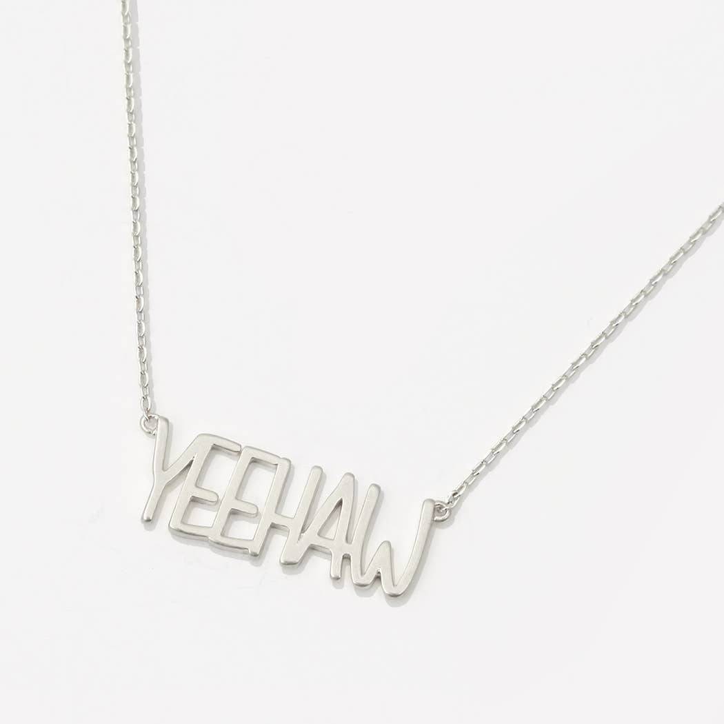 YeeHaw Pendant Necklace