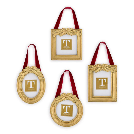Holly Leaves Hanging Photo Frame