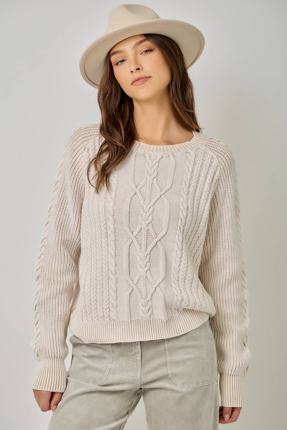 Serena Cable Knit Sweater