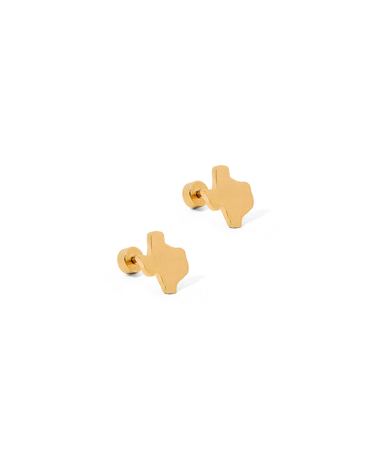 Screwback Stud Earrings - Big Texas