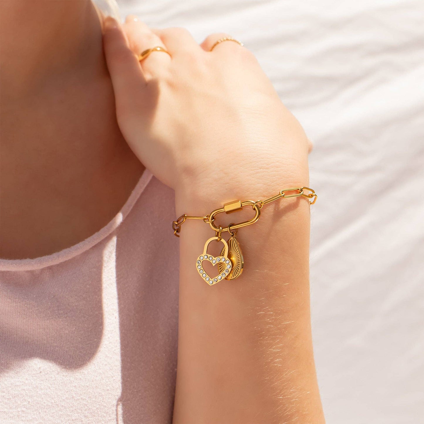 Paperclip Carabiner Bracelet