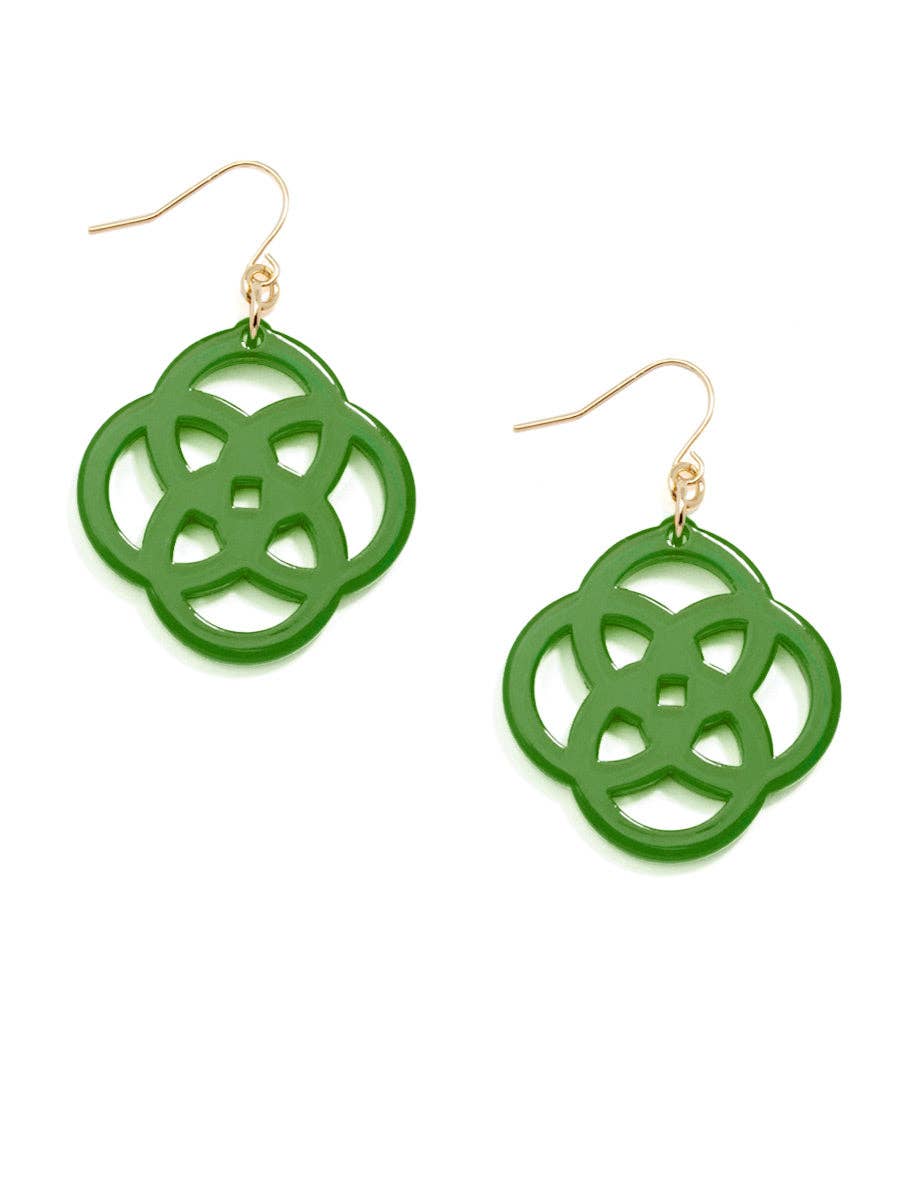 Zenzii Clover Drop Earring