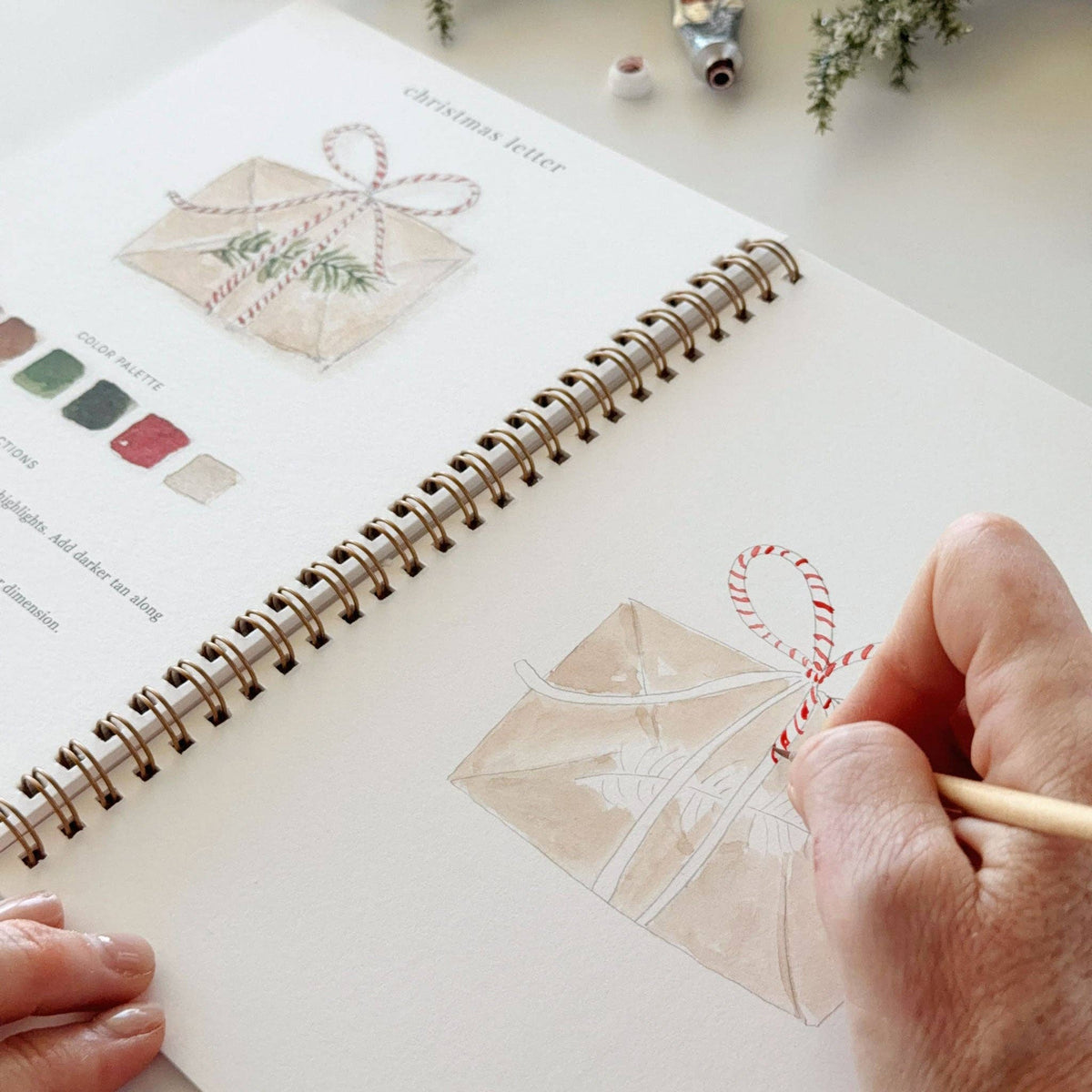 Emily Lex Classic Christmas Watercolor Workbook
