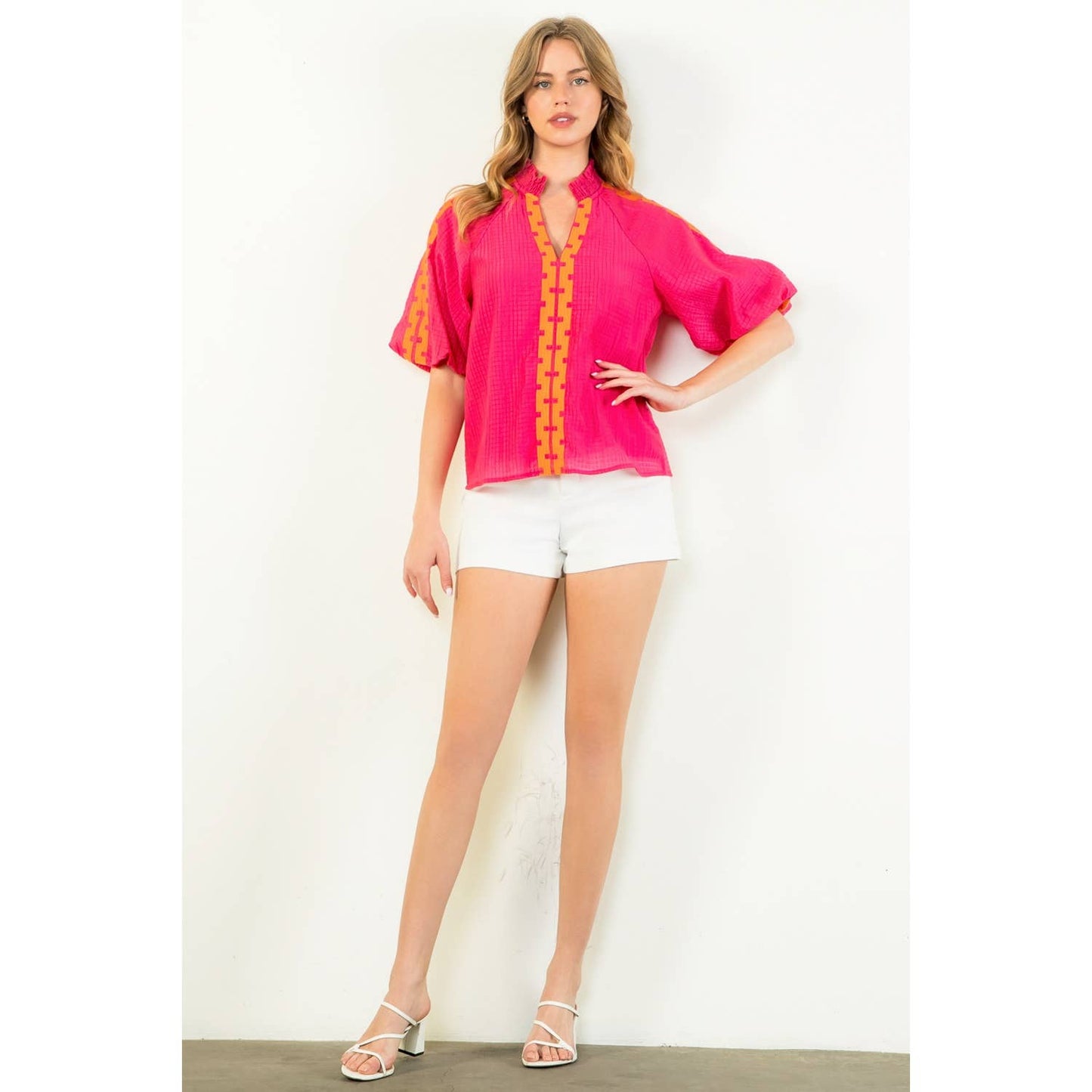 THML Greek Key Top