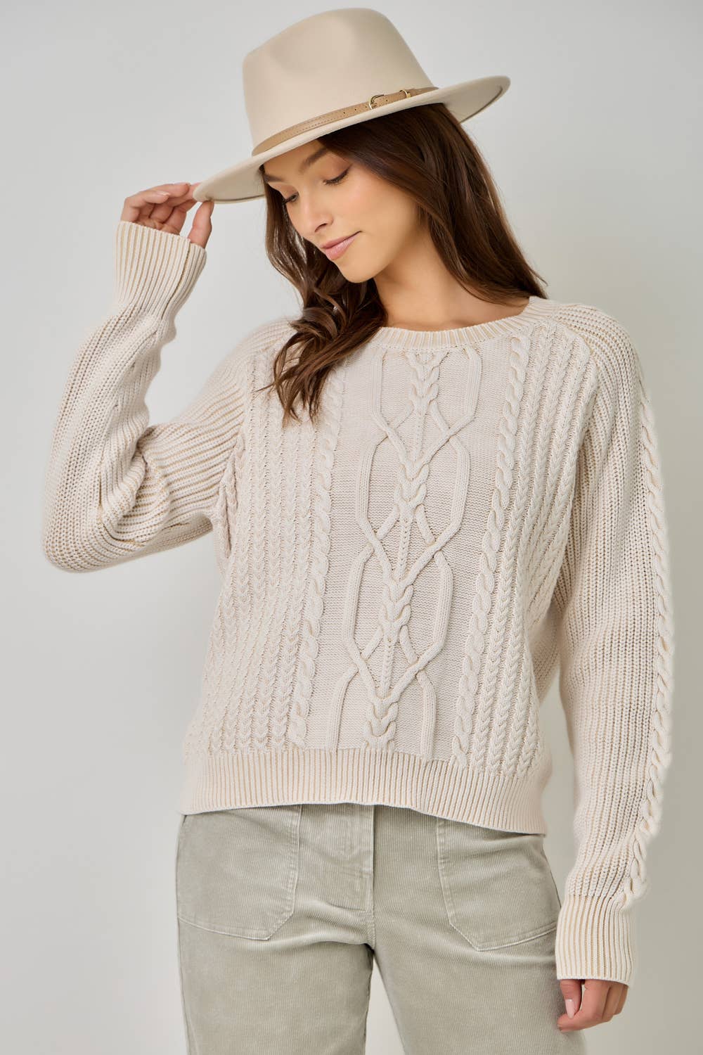 Serena Cable Knit Sweater