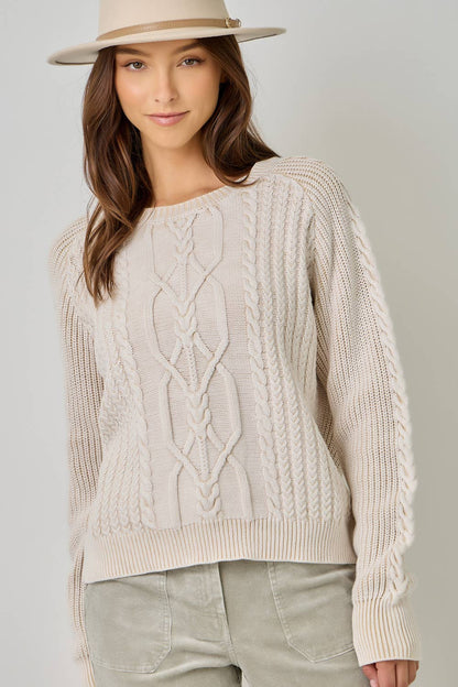 Serena Cable Knit Sweater