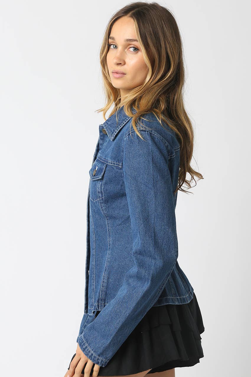 Mareli Fitted Denim Shirt